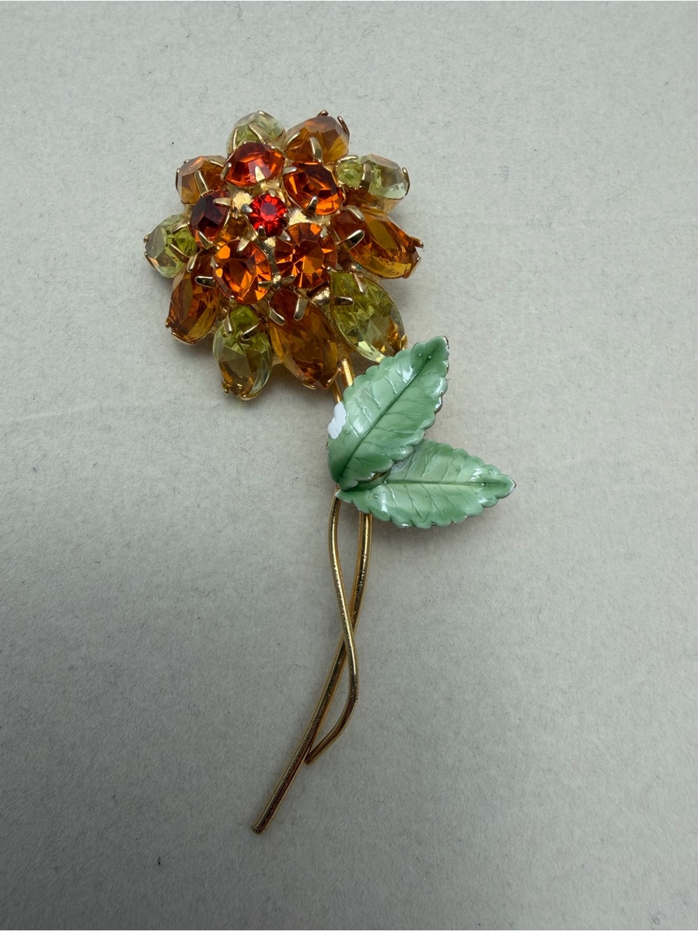 Vintage flower brooch